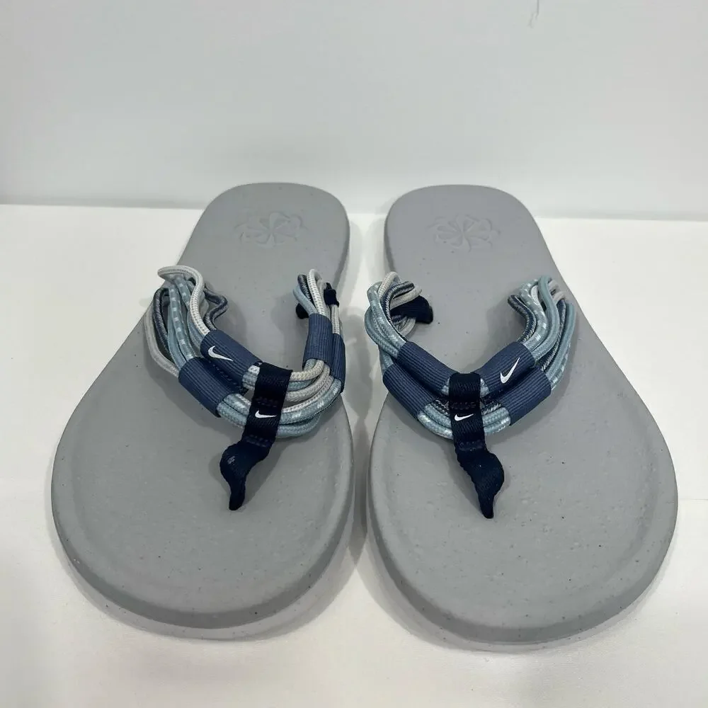 Nike Men’s Blue Ecohaueh Flip Flops Thong Sandal / Size-13
